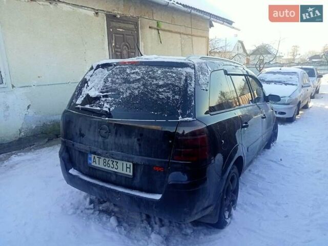 Черный Опель Зафира, объемом двигателя 1.91 л и пробегом 329 тыс. км за 2000 $, фото 1 на Automoto.ua