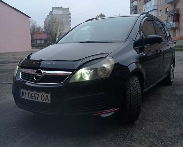 Черный Опель Зафира, объемом двигателя 1.8 л и пробегом 238 тыс. км за 5200 $, фото 1 на Automoto.ua