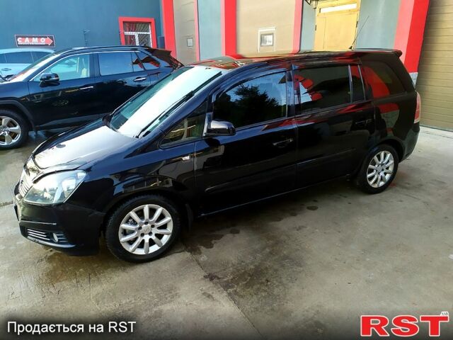 Черный Опель Зафира, объемом двигателя 1.6 л и пробегом 300 тыс. км за 5399 $, фото 1 на Automoto.ua