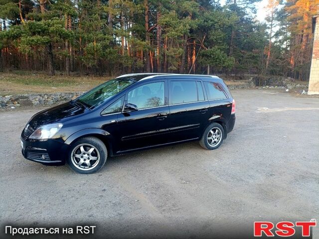 Черный Опель Зафира, объемом двигателя 1.8 л и пробегом 234 тыс. км за 5500 $, фото 1 на Automoto.ua