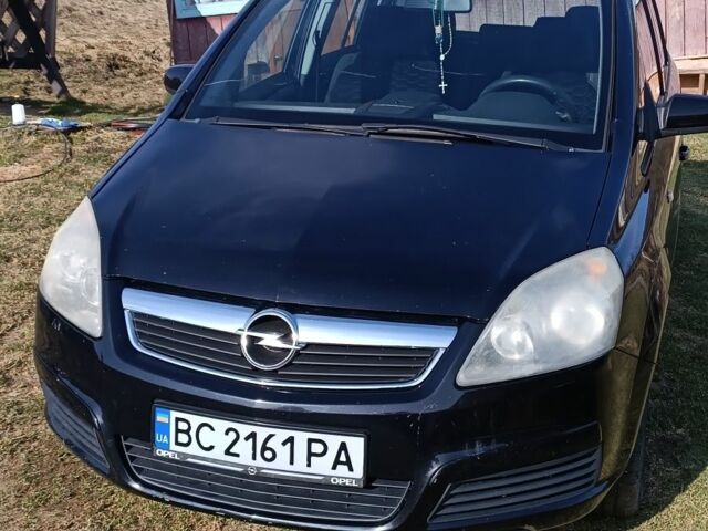 Черный Опель Зафира, объемом двигателя 1.8 л и пробегом 292 тыс. км за 5900 $, фото 1 на Automoto.ua
