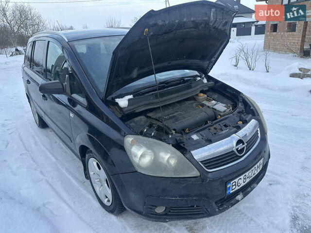 Чорний Опель Зафіра, об'ємом двигуна 1.91 л та пробігом 210 тис. км за 5250 $, фото 1 на Automoto.ua