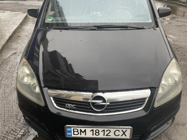 Черный Опель Зафира, объемом двигателя 1.8 л и пробегом 187 тыс. км за 5400 $, фото 1 на Automoto.ua