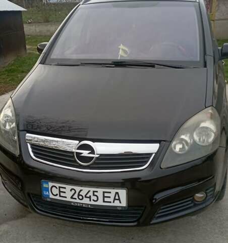 Чорний Опель Зафіра, об'ємом двигуна 1.6 л та пробігом 213 тис. км за 6000 $, фото 1 на Automoto.ua