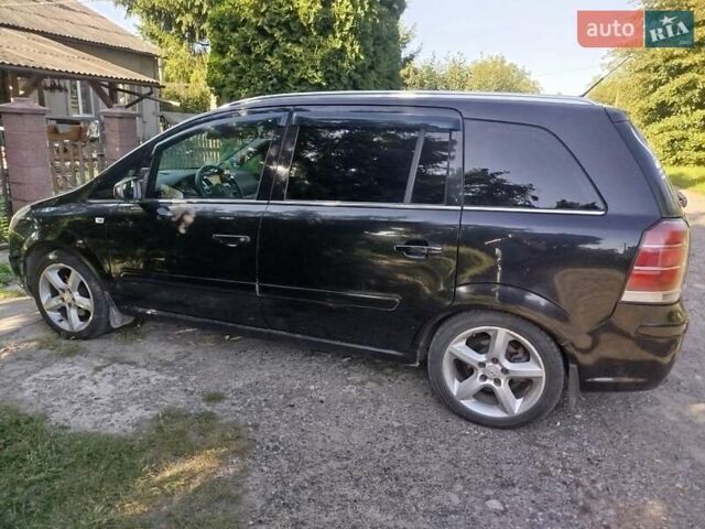 Чорний Опель Зафіра, об'ємом двигуна 1.91 л та пробігом 240 тис. км за 5750 $, фото 1 на Automoto.ua