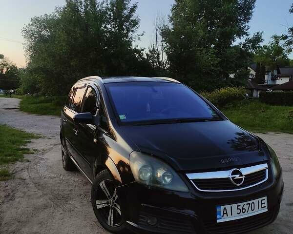 Чорний Опель Зафіра, об'ємом двигуна 1.91 л та пробігом 234 тис. км за 6000 $, фото 1 на Automoto.ua