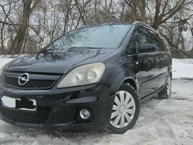 Черный Опель Зафира, объемом двигателя 2 л и пробегом 317 тыс. км за 2687 $, фото 1 на Automoto.ua