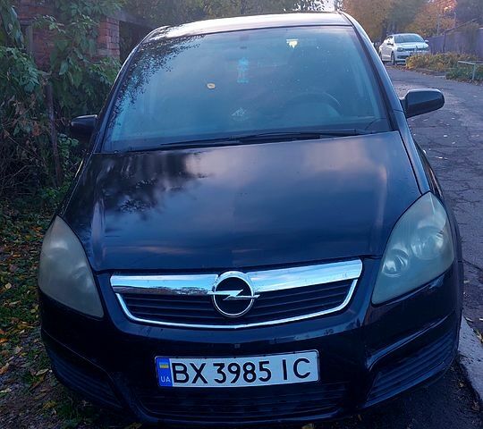 Чорний Опель Зафіра, об'ємом двигуна 1.8 л та пробігом 295 тис. км за 6000 $, фото 1 на Automoto.ua
