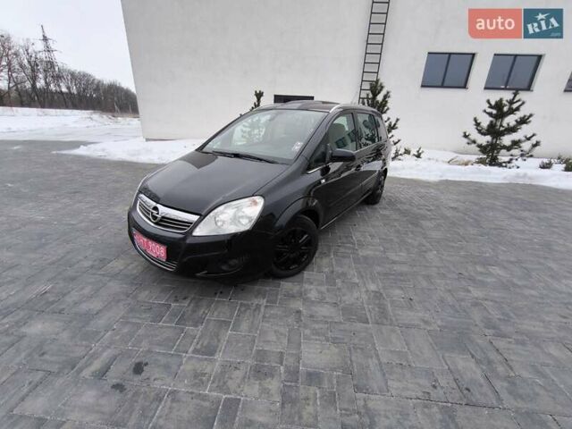 Черный Опель Зафира, объемом двигателя 1.8 л и пробегом 243 тыс. км за 6200 $, фото 1 на Automoto.ua