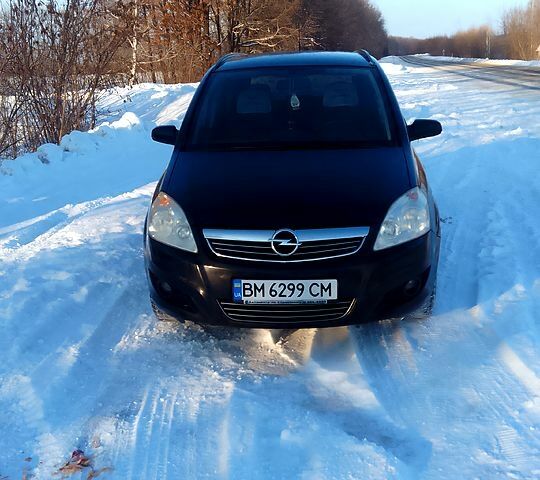 Чорний Опель Зафіра, об'ємом двигуна 1.8 л та пробігом 177 тис. км за 7400 $, фото 1 на Automoto.ua