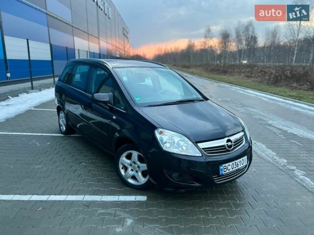 Черный Опель Зафира, объемом двигателя 1.6 л и пробегом 163 тыс. км за 5500 $, фото 1 на Automoto.ua