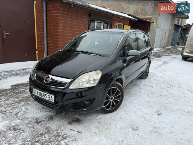 Чорний Опель Зафіра, об'ємом двигуна 1.8 л та пробігом 200 тис. км за 4800 $, фото 1 на Automoto.ua