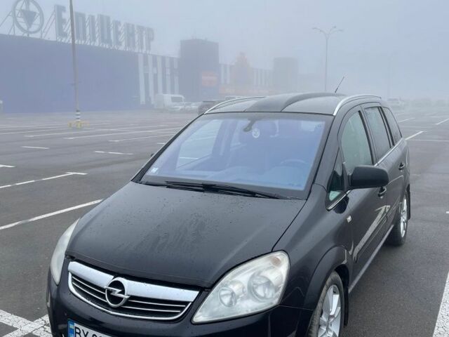 Черный Опель Зафира, объемом двигателя 1.7 л и пробегом 260 тыс. км за 7900 $, фото 1 на Automoto.ua