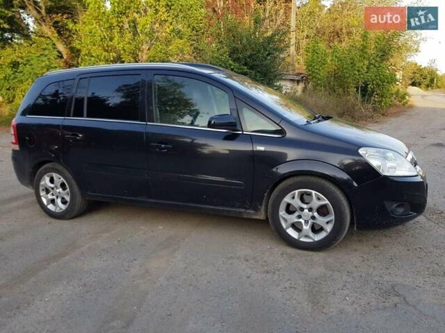 Черный Опель Зафира, объемом двигателя 1.7 л и пробегом 301 тыс. км за 7100 $, фото 1 на Automoto.ua
