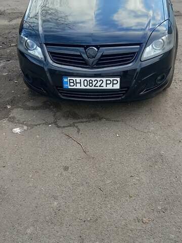 Черный Опель Зафира, объемом двигателя 1.91 л и пробегом 370 тыс. км за 5500 $, фото 1 на Automoto.ua