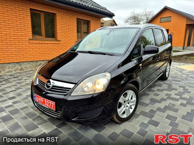 Черный Опель Зафира, объемом двигателя 1.8 л и пробегом 201 тыс. км за 6950 $, фото 1 на Automoto.ua