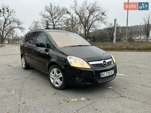 Черный Опель Зафира, объемом двигателя 1.91 л и пробегом 278 тыс. км за 6400 $, фото 1 на Automoto.ua