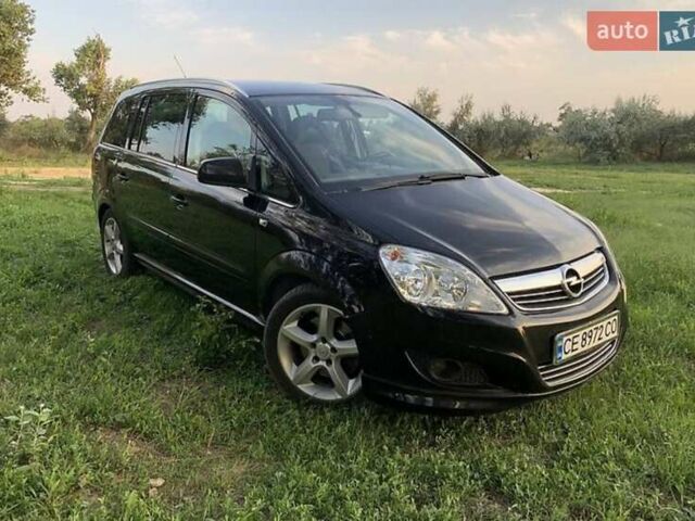 Черный Опель Зафира, объемом двигателя 1.69 л и пробегом 300 тыс. км за 6700 $, фото 1 на Automoto.ua