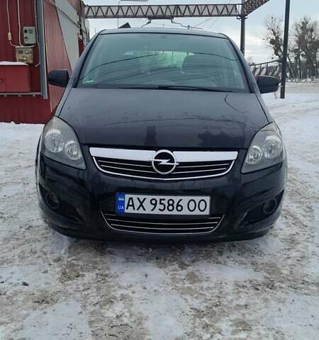 Черный Опель Зафира, объемом двигателя 1.7 л и пробегом 220 тыс. км за 8500 $, фото 1 на Automoto.ua