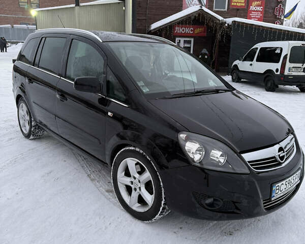 Черный Опель Зафира, объемом двигателя 1.7 л и пробегом 315 тыс. км за 7500 $, фото 1 на Automoto.ua