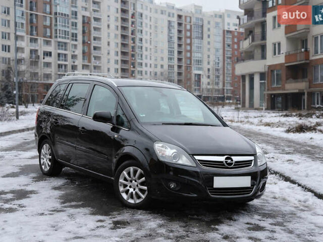 Черный Опель Зафира, объемом двигателя 1.8 л и пробегом 220 тыс. км за 6850 $, фото 1 на Automoto.ua
