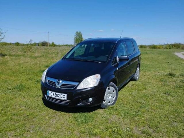 Черный Опель Зафира, объемом двигателя 1.6 л и пробегом 220 тыс. км за 6500 $, фото 1 на Automoto.ua