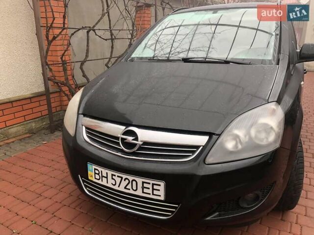 Черный Опель Зафира, объемом двигателя 1.8 л и пробегом 175 тыс. км за 7500 $, фото 1 на Automoto.ua
