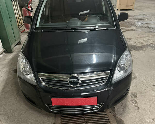 Черный Опель Зафира, объемом двигателя 1.8 л и пробегом 214 тыс. км за 7600 $, фото 1 на Automoto.ua