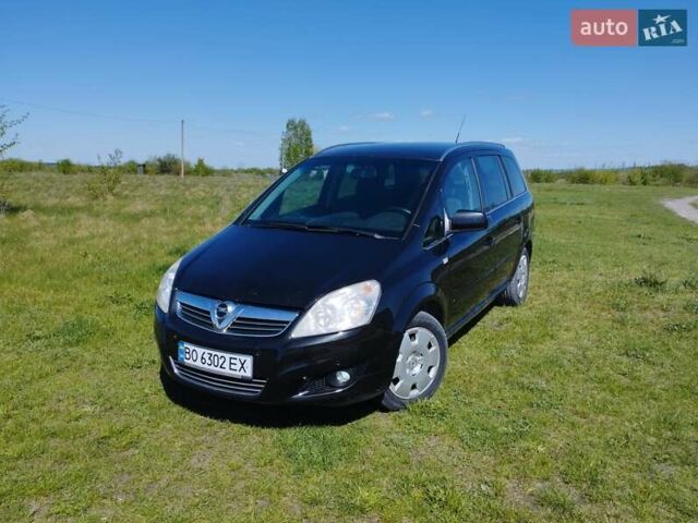 Черный Опель Зафира, объемом двигателя 1.6 л и пробегом 219 тыс. км за 7000 $, фото 1 на Automoto.ua