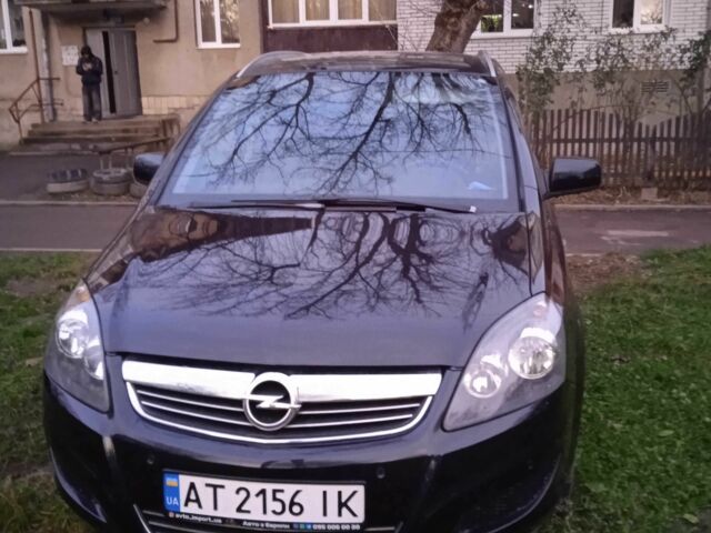 Черный Опель Зафира, объемом двигателя 1.7 л и пробегом 278 тыс. км за 9800 $, фото 1 на Automoto.ua
