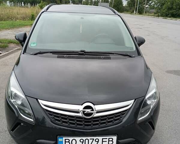 Черный Опель Зафира, объемом двигателя 2 л и пробегом 185 тыс. км за 11500 $, фото 1 на Automoto.ua