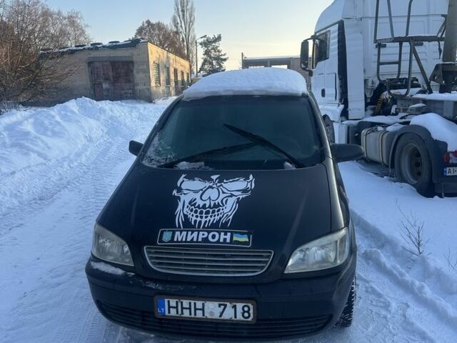 Чорний Опель Зафіра, об'ємом двигуна 1.6 л та пробігом 250 тис. км за 750 $, фото 1 на Automoto.ua