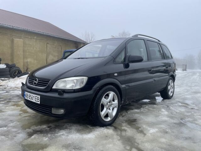 Черный Опель Зафира, объемом двигателя 2 л и пробегом 302 тыс. км за 3200 $, фото 1 на Automoto.ua