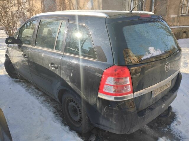 Черный Опель Зафира, объемом двигателя 1.8 л и пробегом 170 тыс. км за 3500 $, фото 1 на Automoto.ua