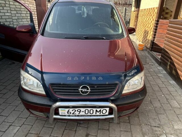 Красный Опель Зафира, объемом двигателя 1.9 л и пробегом 3 тыс. км за 2400 $, фото 1 на Automoto.ua