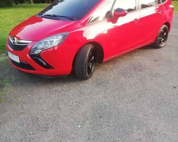 Червоний Опель Зафіра, об'ємом двигуна 2 л та пробігом 291 тис. км за 7999 $, фото 1 на Automoto.ua