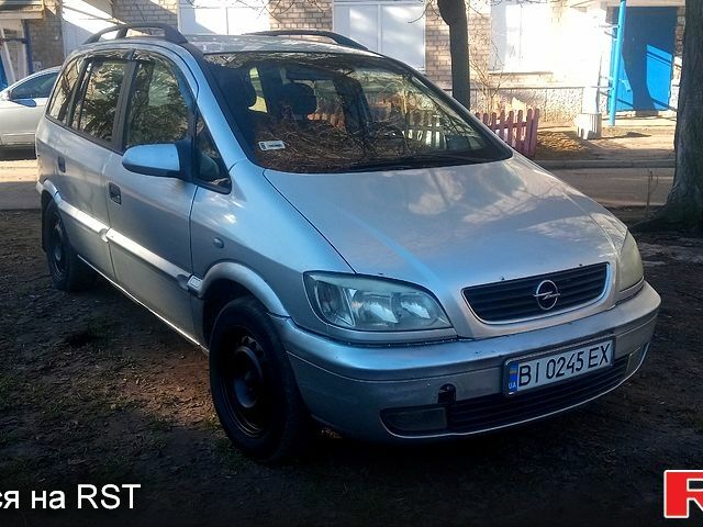 Сірий Опель Зафіра, об'ємом двигуна 2 л та пробігом 300 тис. км за 3000 $, фото 1 на Automoto.ua