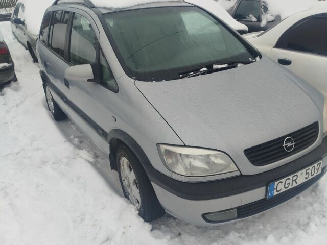 Сірий Опель Зафіра, об'ємом двигуна 2 л та пробігом 320 тис. км за 1700 $, фото 1 на Automoto.ua