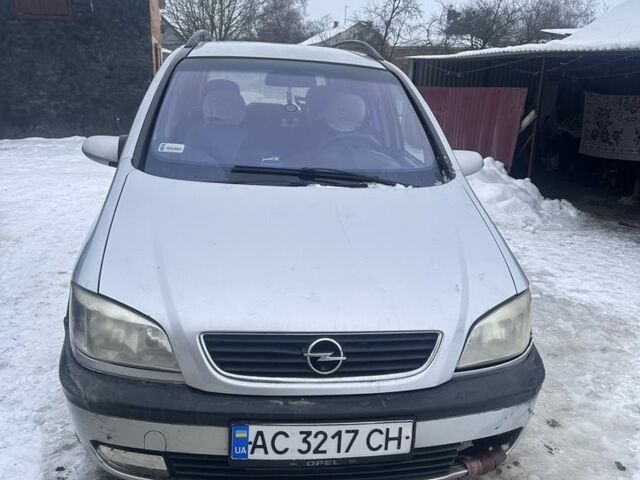 Сірий Опель Зафіра, об'ємом двигуна 2 л та пробігом 430 тис. км за 3500 $, фото 1 на Automoto.ua
