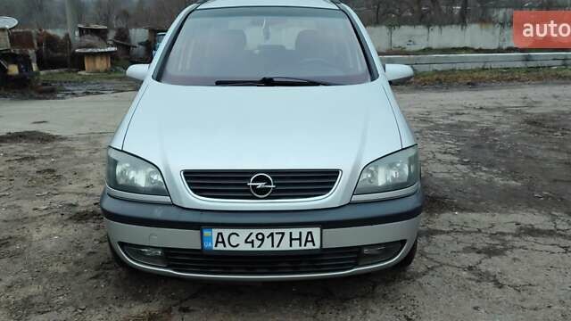 Сірий Опель Зафіра, об'ємом двигуна 1.8 л та пробігом 360 тис. км за 4300 $, фото 1 на Automoto.ua