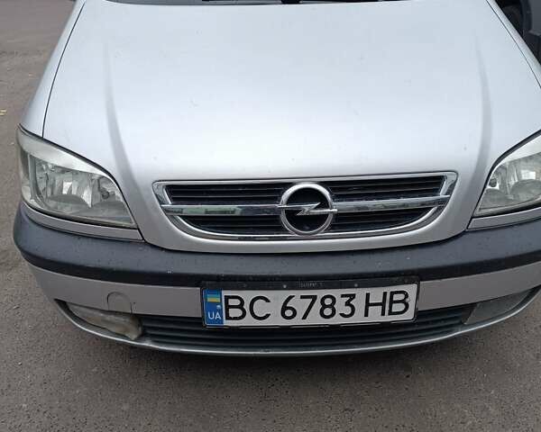 Серый Опель Зафира, объемом двигателя 1.95 л и пробегом 352 тыс. км за 2880 $, фото 1 на Automoto.ua