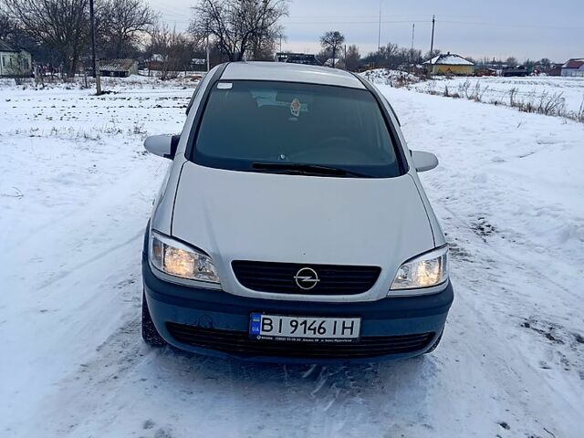 Серый Опель Зафира, объемом двигателя 1.6 л и пробегом 250 тыс. км за 2800 $, фото 1 на Automoto.ua