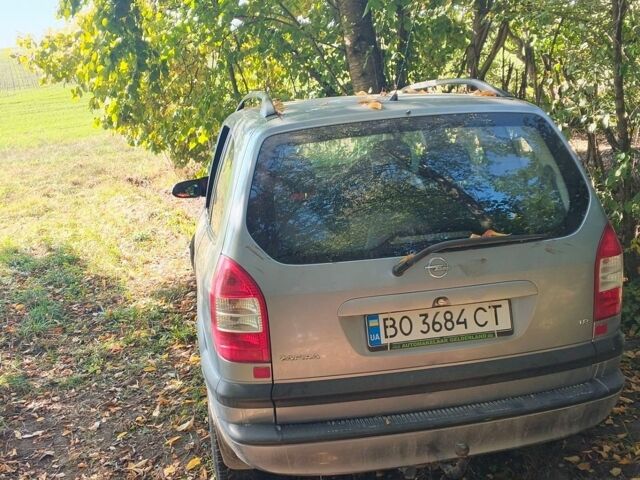 Сірий Опель Зафіра, об'ємом двигуна 1.8 л та пробігом 230 тис. км за 1800 $, фото 1 на Automoto.ua