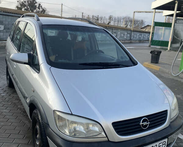Серый Опель Зафира, объемом двигателя 2 л и пробегом 280 тыс. км за 3600 $, фото 1 на Automoto.ua