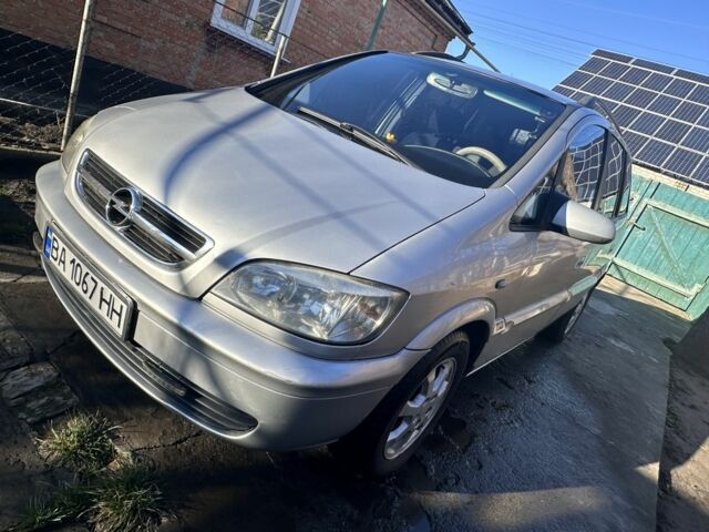 Серый Опель Зафира, объемом двигателя 2 л и пробегом 320 тыс. км за 5700 $, фото 1 на Automoto.ua