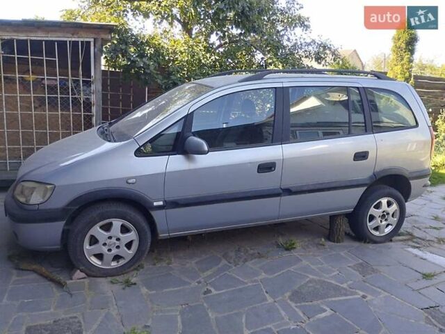 Серый Опель Зафира, объемом двигателя 2 л и пробегом 258 тыс. км за 1099 $, фото 1 на Automoto.ua