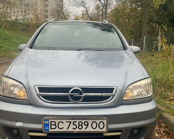 Серый Опель Зафира, объемом двигателя 2.17 л и пробегом 505 тыс. км за 3800 $, фото 1 на Automoto.ua