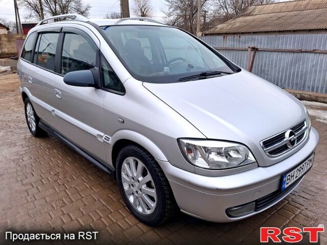 Серый Опель Зафира, объемом двигателя 1.6 л и пробегом 145 тыс. км за 3800 $, фото 1 на Automoto.ua