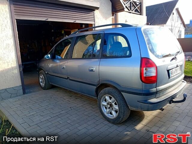 Серый Опель Зафира, объемом двигателя 1.8 л и пробегом 273 тыс. км за 3500 $, фото 1 на Automoto.ua