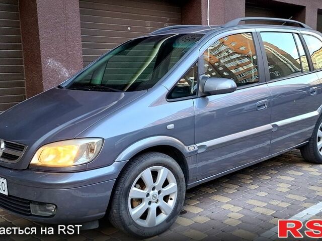 Серый Опель Зафира, объемом двигателя 1.8 л и пробегом 200 тыс. км за 5800 $, фото 1 на Automoto.ua